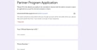 Gamers can enter all the required details (Image via Partner Program)